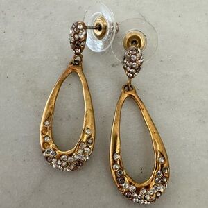 Alexis Bittar Miss Havisham Crystal Encrusted Teardrop Earrings